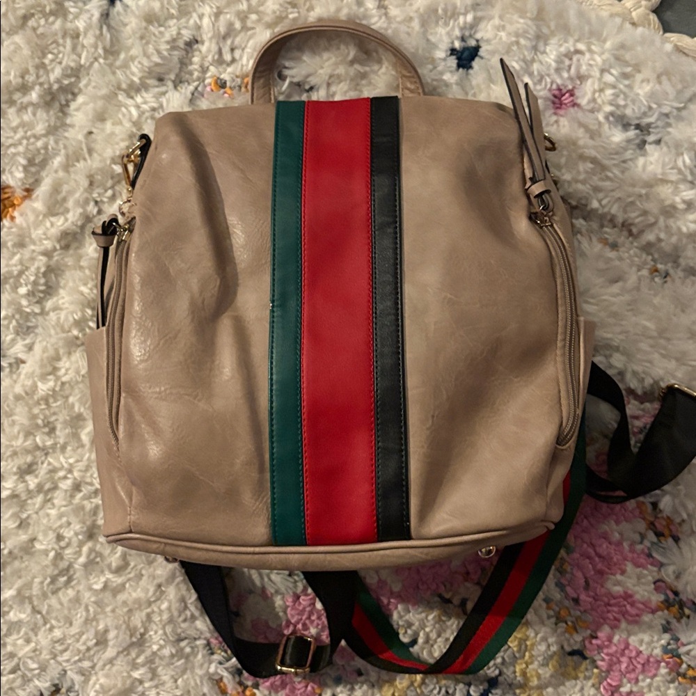 Lots of pockets backpack with removable top straps good condition but used